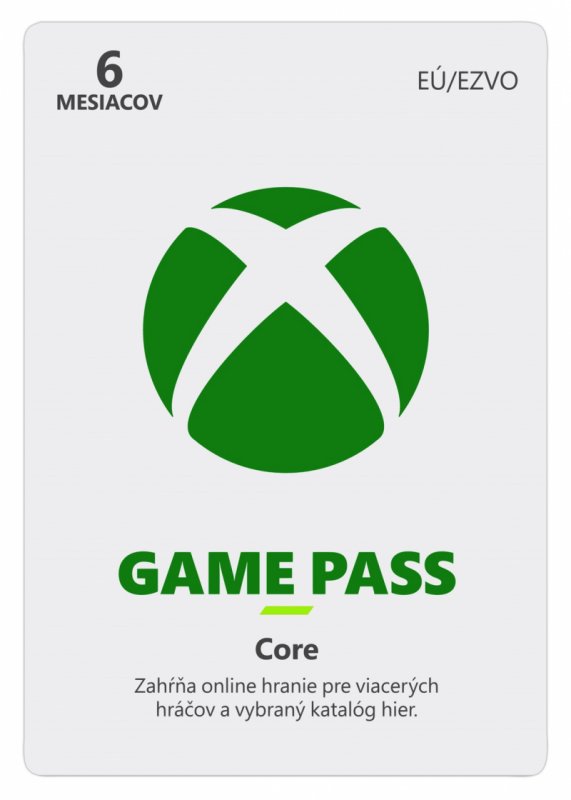 ESD XBOX - Game Pass Core - předplatné na 6 měsíců (EuroZone) - obrázek č. 2