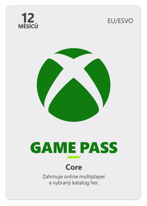 ESD XBOX - Game Pass Core - předplatné na 12 měsíců (EuroZone) - obrázek č. 1