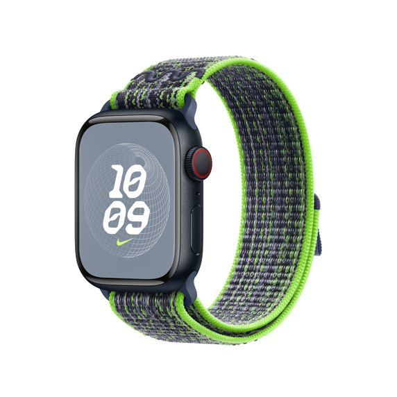 Watch Acc/ 41/ Bright Green/ Blue Nike S.Loop - obrázek č. 1