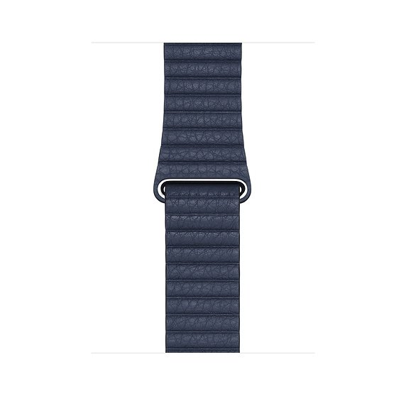 Watch Acc/ 44/ Diver Blue Leather Loop-Med - obrázek produktu