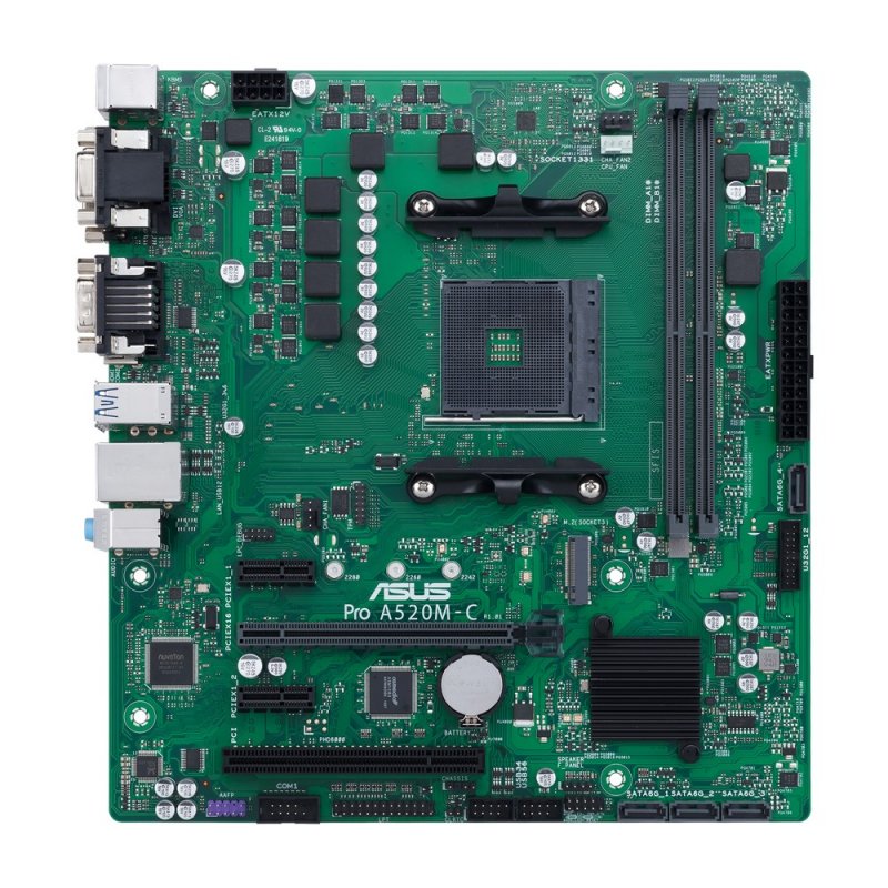 ASUS PRO A520M-C / CSM / AM4 / mATX - obrázek č. 2