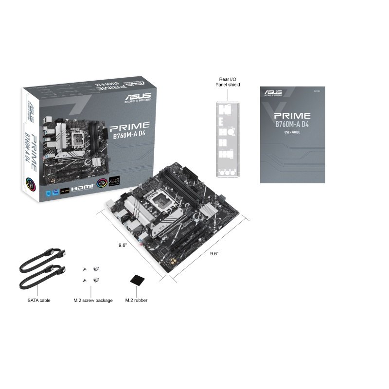 ASUS PRIME B760M-A D4-CSM / LGA 1700 / mATX - obrázek č. 5