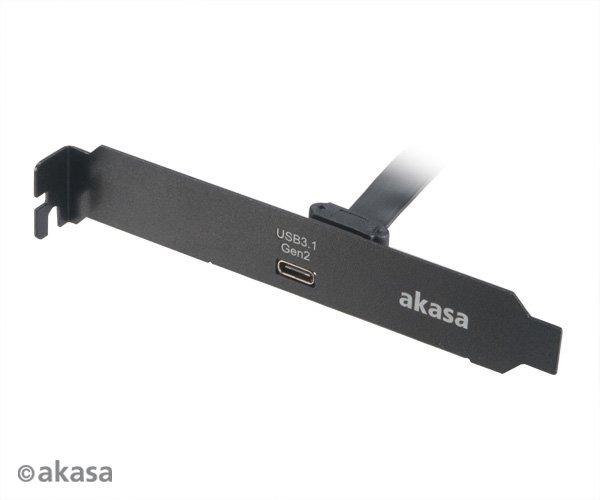 AKASA - USB 3.1 gen 2 Typ C PCI záslepka - obrázek produktu