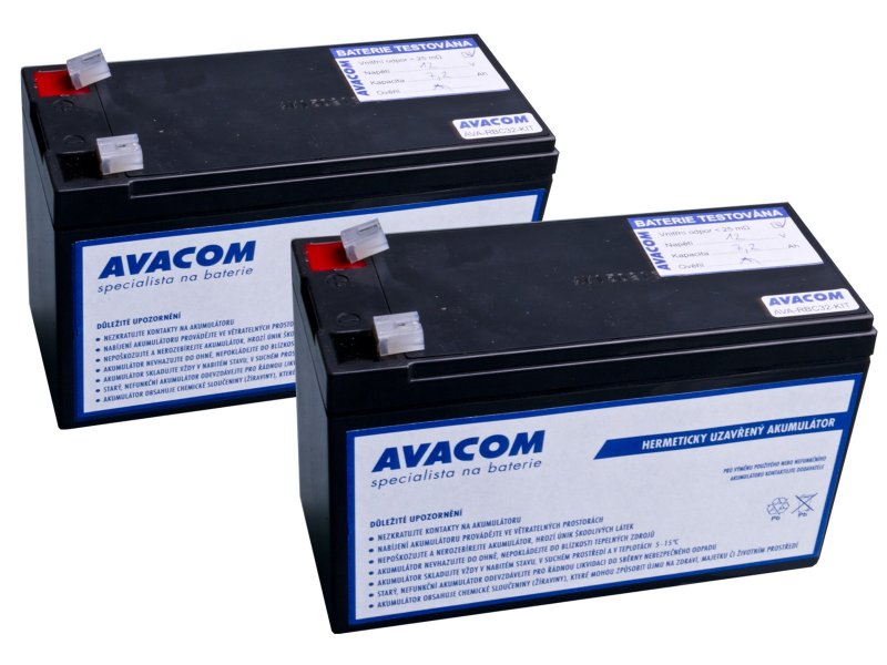 Bateriový kit AVACOM AVA-RBC32-KIT náhrada pro renovaci RBC32 (2ks baterií) - obrázek produktu