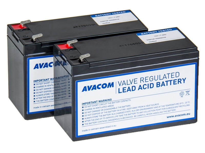 AVACOM AVA-RBP02-12072-KIT - baterie pro UPS Belkin, CyberPower, Dell, EATON, Effekta, FSP Fortron, - obrázek produktu