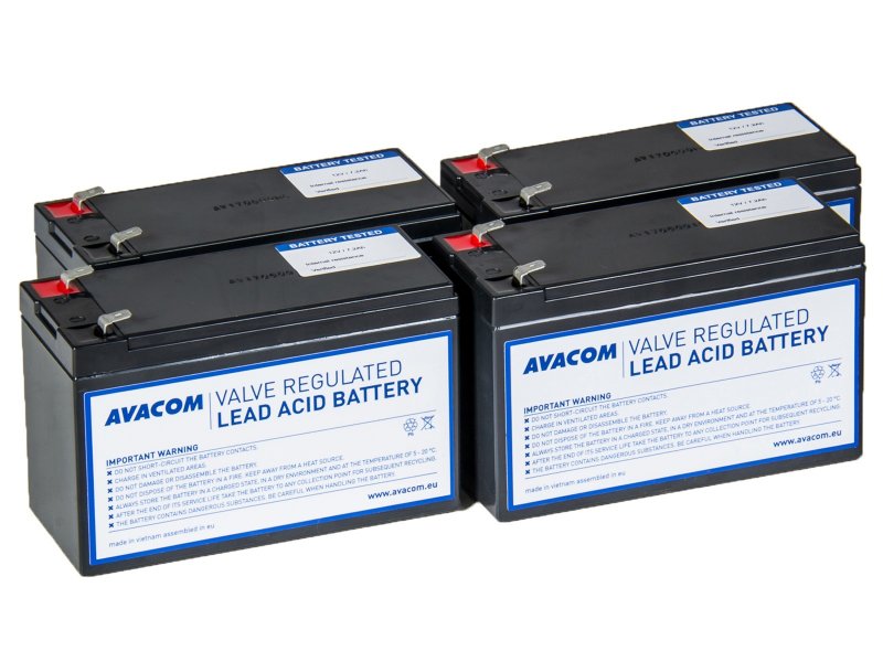 AVACOM AVA-RBP04-12072-KIT - baterie pro UPS CyberPower, EATON, Effekta, Legrand - obrázek produktu