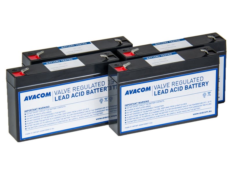 AVACOM AVA-RBP04-06070-KIT - baterie pro UPS CyberPower, EATON, Effekta - obrázek produktu
