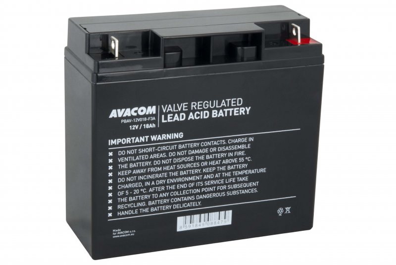 AVACOM baterie 12V 18Ah F3 (PBAV-12V018-F3A) - obrázek produktu