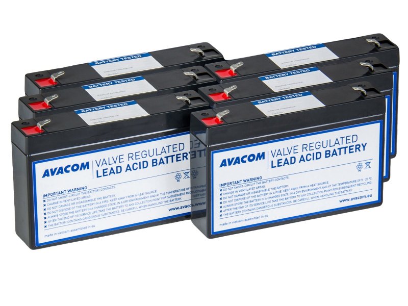 AVACOM AVA-RBP06-06085-KIT - baterie pro UPS EATON, HP - obrázek produktu