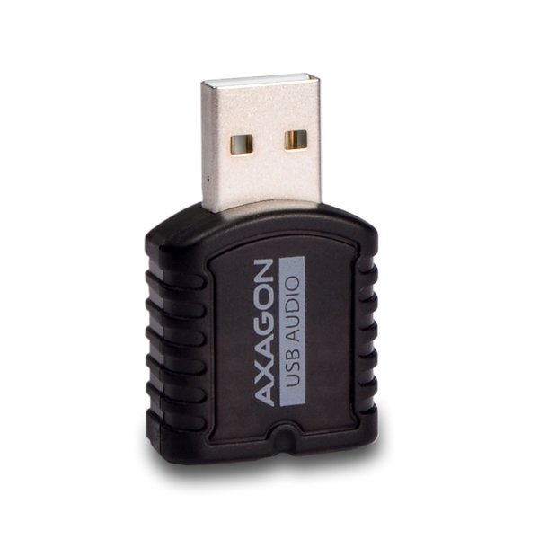 AXAGON ADA-10, USB 2.0 - externí zvuková karta MINI, 48kHz/ 16-bit stereo, vstup USB-A - obrázek č. 5