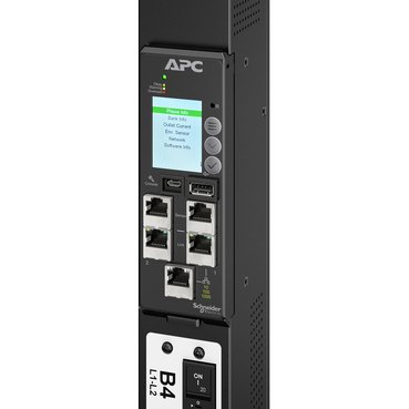 APC NetShelter Rack PDU Advanced, Switched Metered Outlet, 11.5kW, 3PH, 415V, 20A, 520P6, 48 Outle - obrázek č. 1