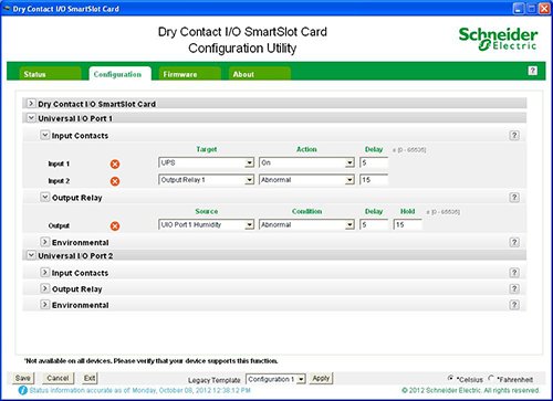 APC Dry Contact I/ O SmartSlot Card - obrázek č. 5