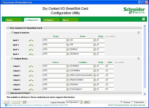 APC Dry Contact I/ O SmartSlot Card - obrázek č. 4