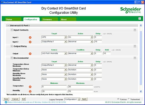 APC Dry Contact I/ O SmartSlot Card - obrázek č. 9