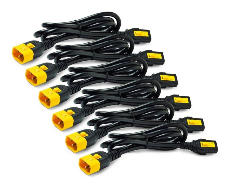 Power Cord Kit (6 ea), Locking, C13 to C14, 1.8m - obrázek produktu