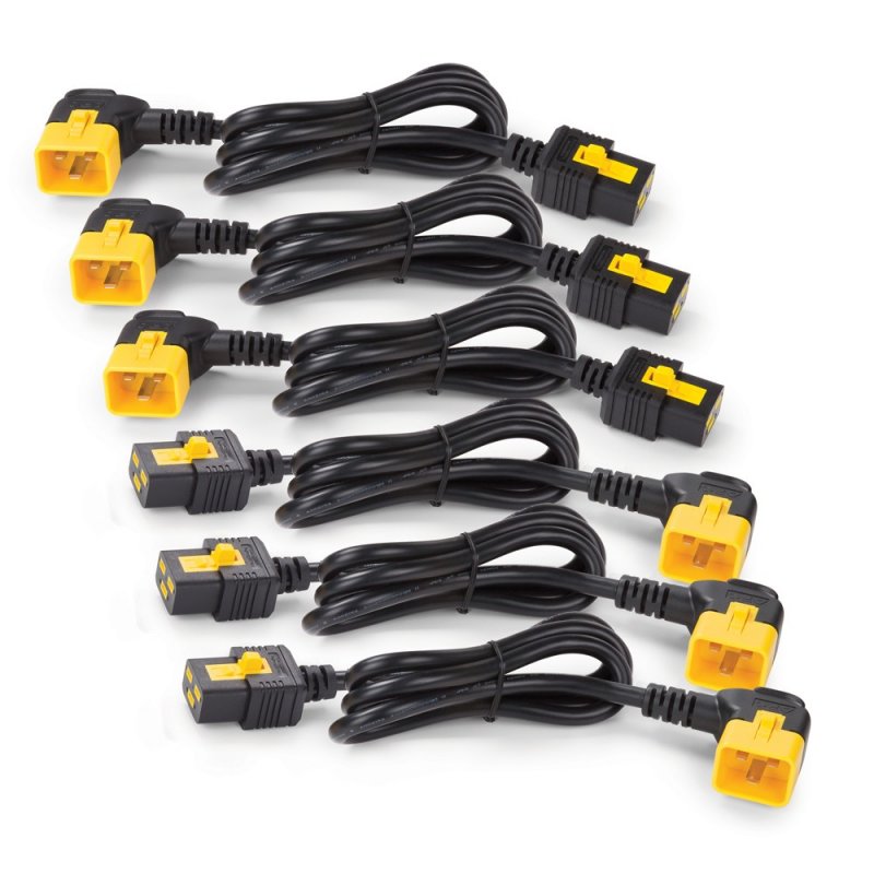 Power Cord Kit (6 ea),Locking,C13toC14 (90Dg),1.2m - obrázek produktu