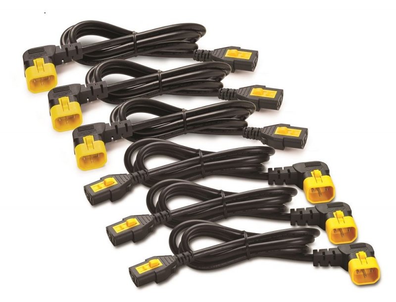 Power Cord Kit (6 ea), Locking C13toC14(90Dg),1.8m - obrázek produktu