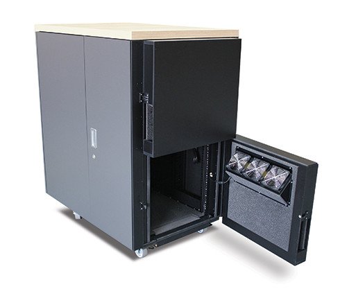 NetShelter CX 24U Secure Soundproofed Server Room in a Box Enclosure International - obrázek č. 4