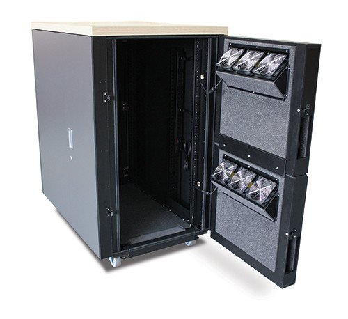 NetShelter CX 24U Secure Soundproofed Server Room in a Box Enclosure International - obrázek č. 2