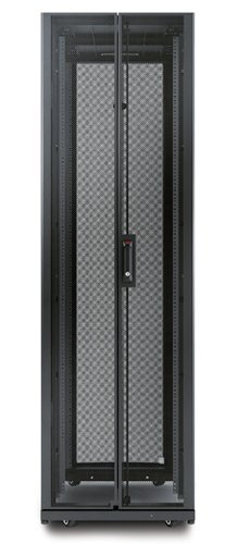 NetShelter AV 42U 600mm Wide x 825 Deep Enclosure with Sides and 10-32 Threaded Rails Black - obrázek produktu