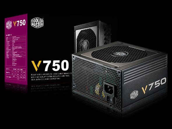 zdroj Cooler Master Vanquard series 750W aPFC v2.31, 12cm fan, 80+ Gold, modular - obrázek produktu