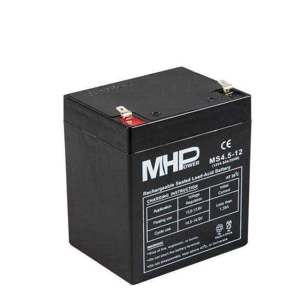 Pb akumulátor MHPower VRLA AGM 12V/ 4,5Ah (MS4.5-12 - obrázek produktu