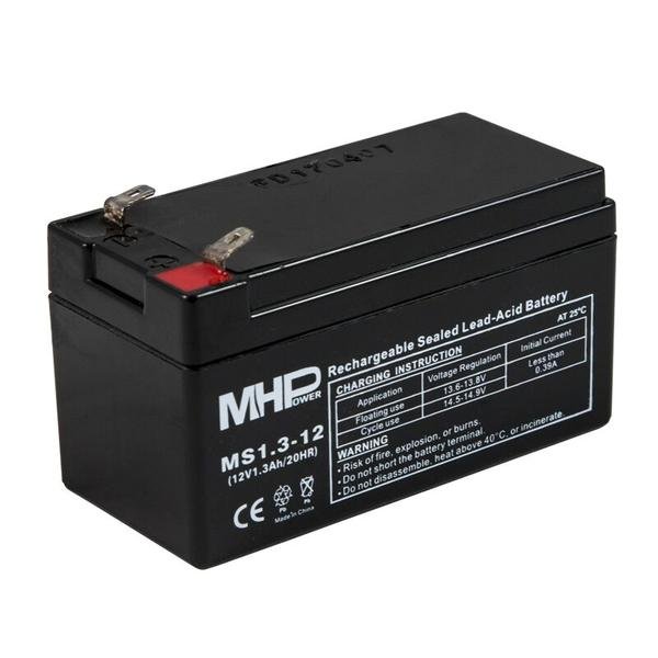 Pb akumulátor MHPower VRLA AGM 12V/ 1,3Ah (MS1.3-12 - obrázek produktu