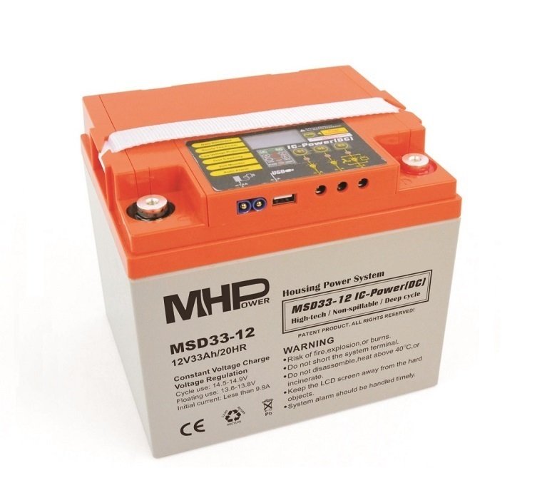 MHPower MSD20-12 Smart akumulátor VRLA-GEL 12V/ 20A - obrázek produktu