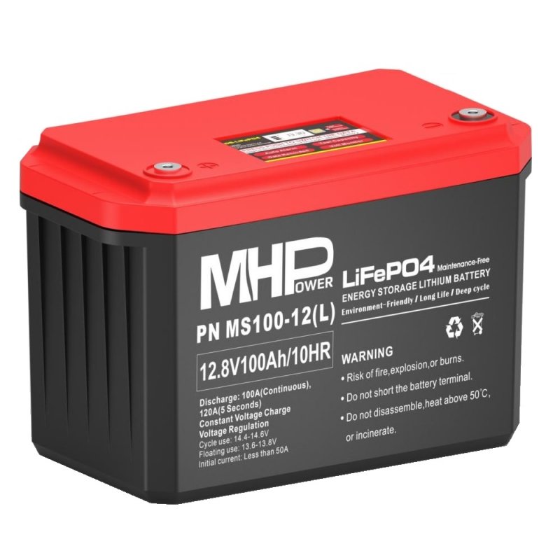 MHPower MS100-12(L) Lithium baterie LiFePO4 12V/ 10 - obrázek produktu