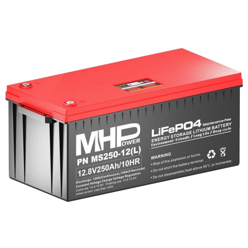 MHPower MS250-12(L) Lithium baterie LiFePO4 12V/ 25 - obrázek produktu
