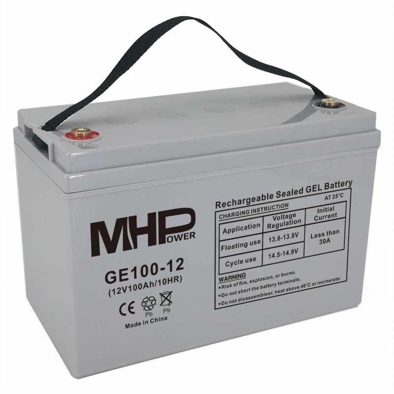 MHPower GE100-12 Gelový akumulátor 12V/ 100Ah - obrázek produktu