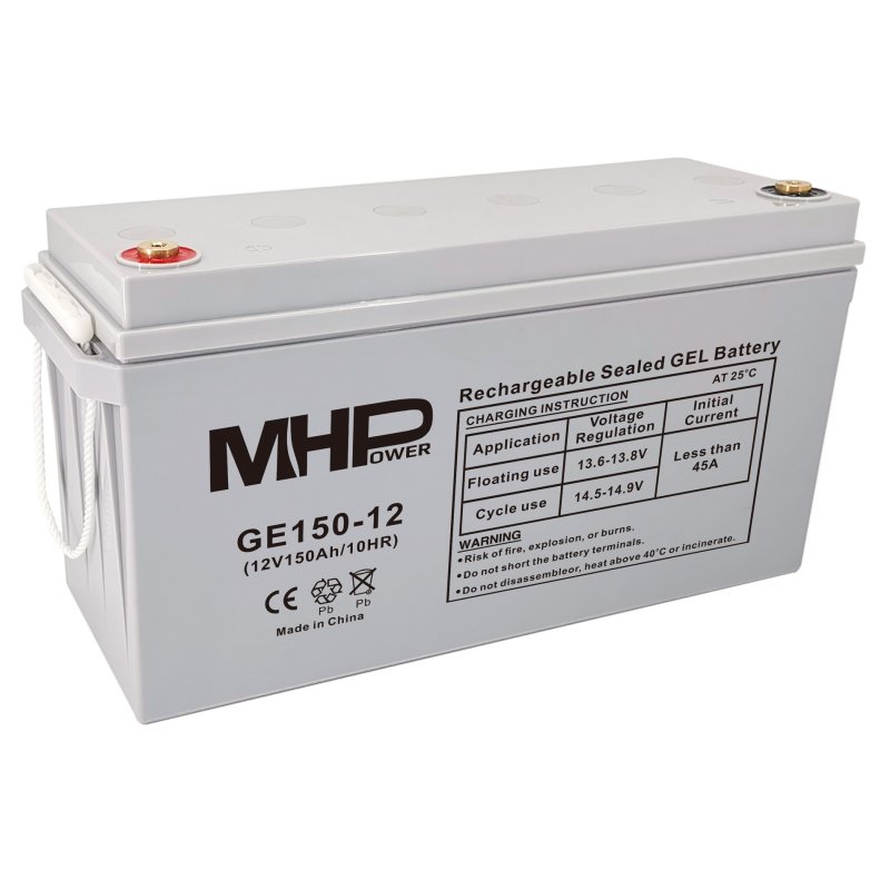 MHPower GE150-12 Gelový akumulátor 12V/ 150Ah - obrázek produktu