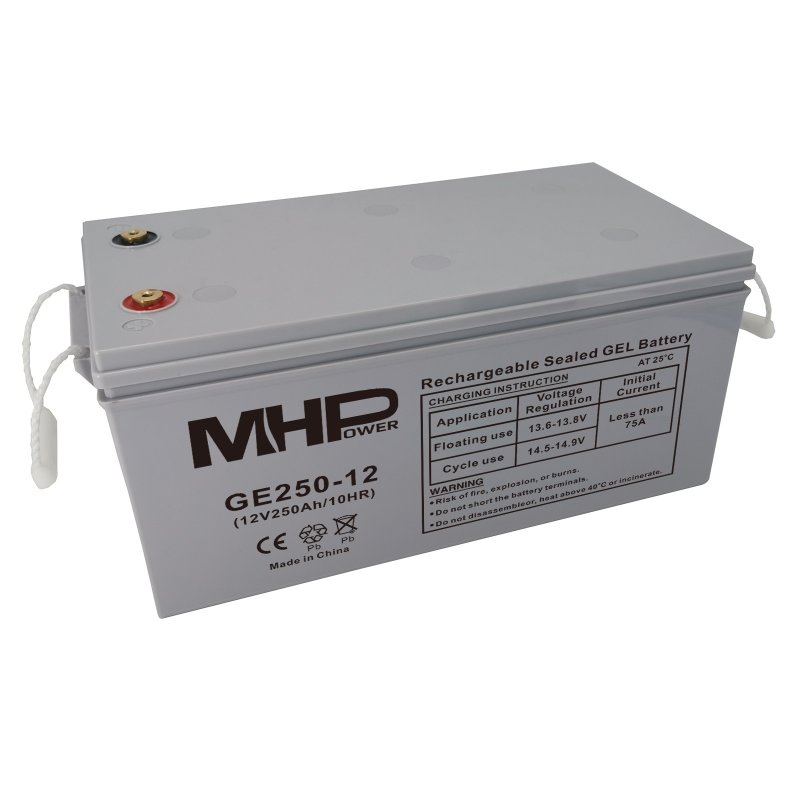 MHPower GE250-12 Gelový akumulátor 12V/ 250Ah - obrázek produktu