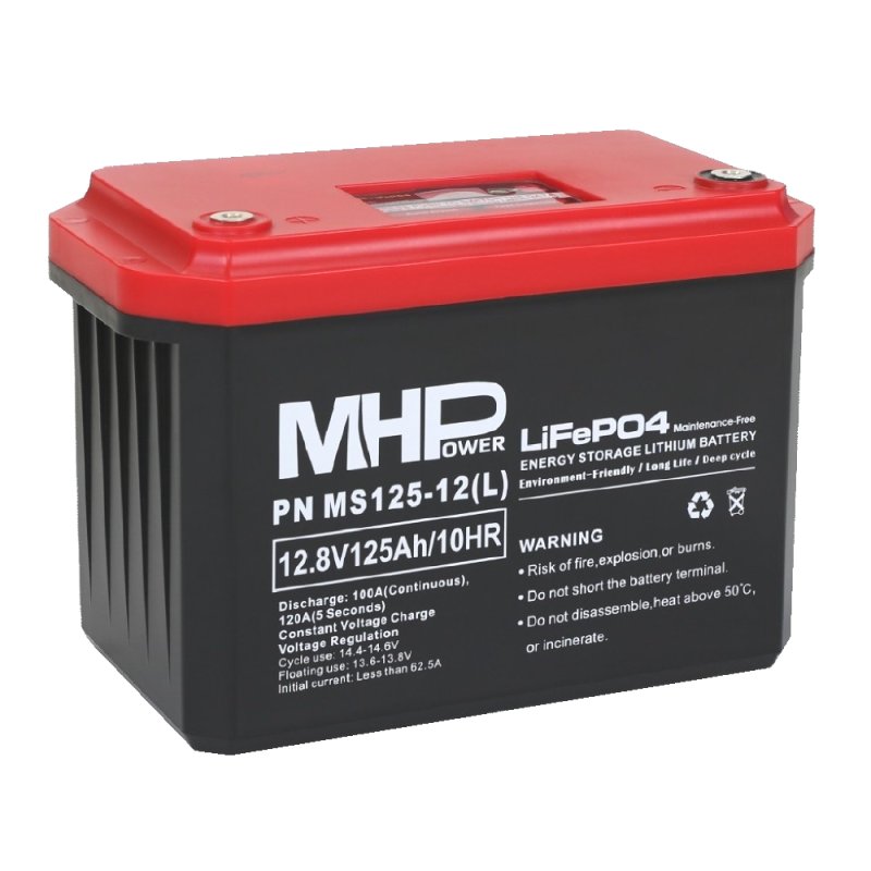 MHPower MS125-12(L) Lithium baterie LiFePO4 12V / 12 - obrázek produktu