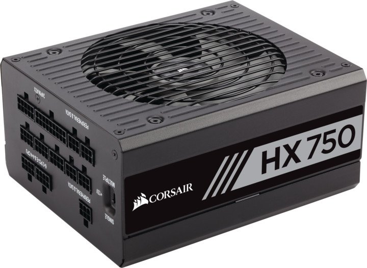 CORSAIR HX750/ 750W/ ATX/ 80PLUS Platinum/ Modular - obrázek produktu