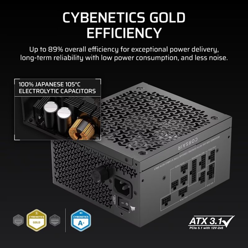 CORSAIR RM750x SHIFT 80+ GOLD, MODULAR - obrázek č. 4