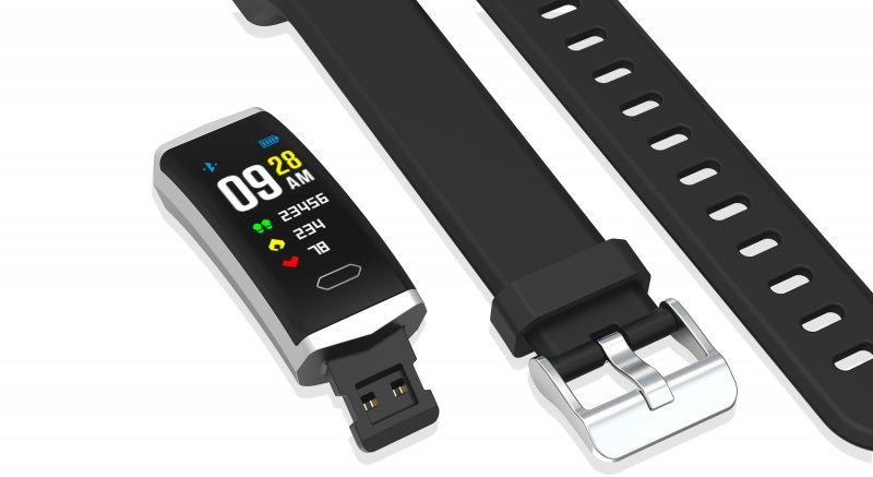 EVOLVEO FitBand B5, GPS fitness náramek s plaváním, měřením krevního tlaku a tepové frekvence - obrázek č. 4