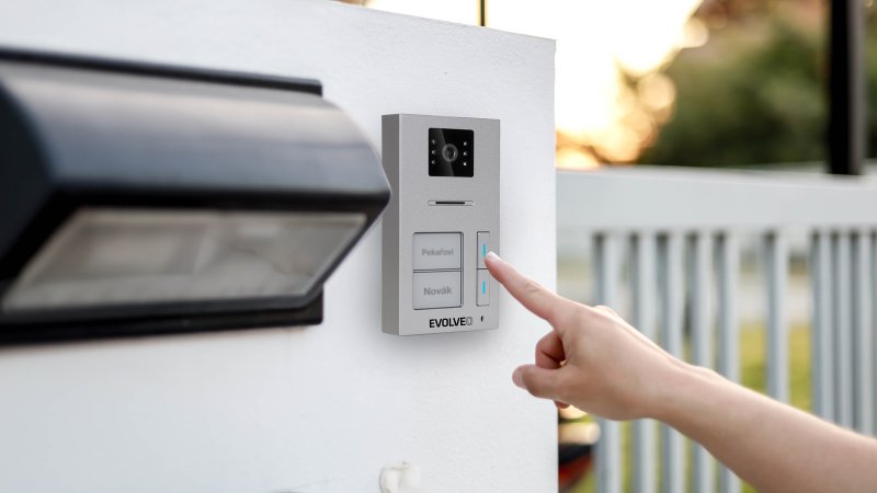 EVOLVEO DoorPhone AP2-2 drátový videotelefon pro dva byty s aplikací, bílý - obrázek č. 8