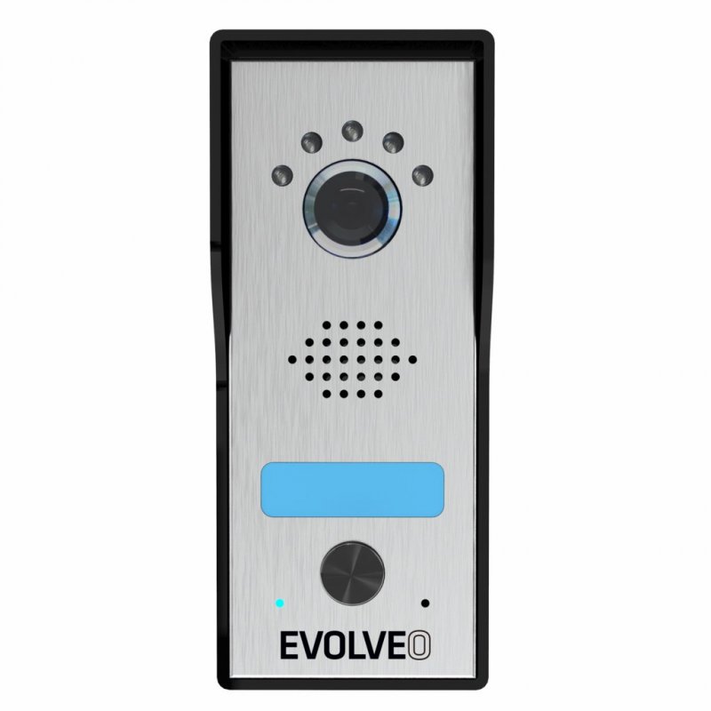 EVOLVEO DoorPhone AHD7, Sada domácího WiFi videotelefonu s ovládáním brány nebo dveří, černý monitor - obrázek č. 1
