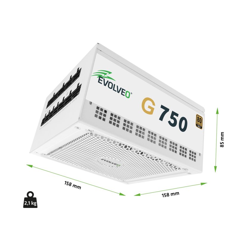 EVOLVEO G750, 750W /  ATX 3.1 /  80+ GOLD /  Modular - obrázek č. 15