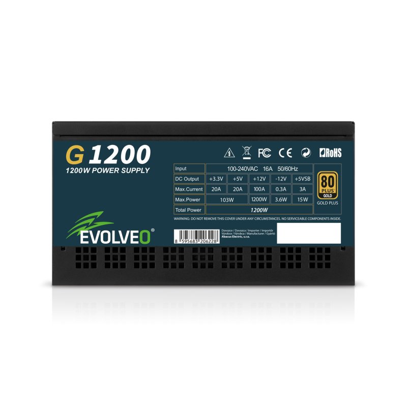 EVOLVEO G1200, 1200W /  ATX 3.1 /  80+ GOLD /  Modular - obrázek č. 3
