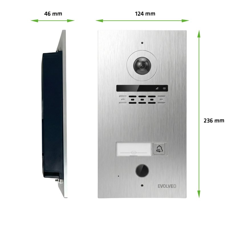 EVOLVEO DoorPhone ID-1, 2drátový videotelefon s RFID, otiskem prstu a podporou ONVIF kamer - obrázek č. 10