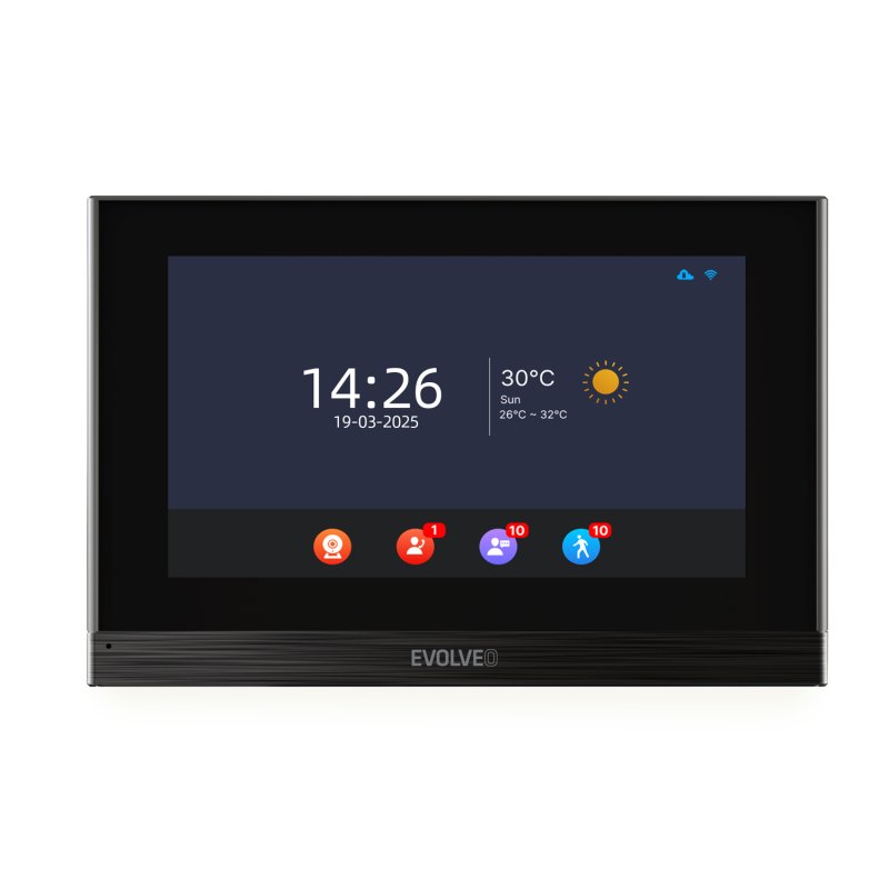 EVOLVEO DoorPhone ID-2, 2drátový videotelefon pro dva byty s RFID, otiskem prstu a podporou ONVIF ka - obrázek č. 5