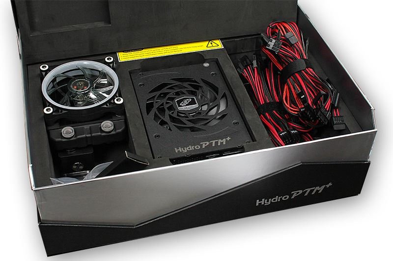 FSP/ Fortron HYDRO PTM+ 1200W 80PLUS PLATINUM, modular, water cooling (+ LIMITED EDITION gifts) - obrázek č. 9