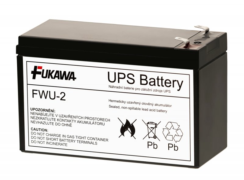 Baterie RBC2 pro UPS - FUKAWA-FWU2 náhrada za RBC2 - obrázek produktu