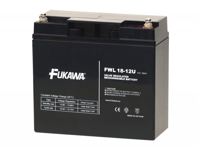 Akumulátor FUKAWA FWL 18-12 (12V 18Ah živ. 10let) - obrázek produktu