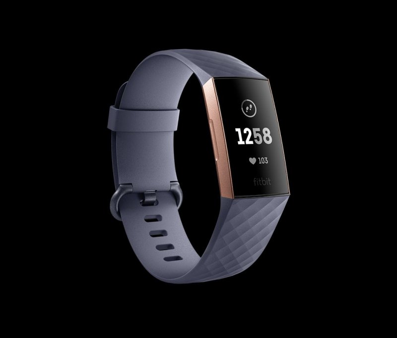 Fitbit Charge 3 - Rose Gold /  Blue Grey - obrázek produktu