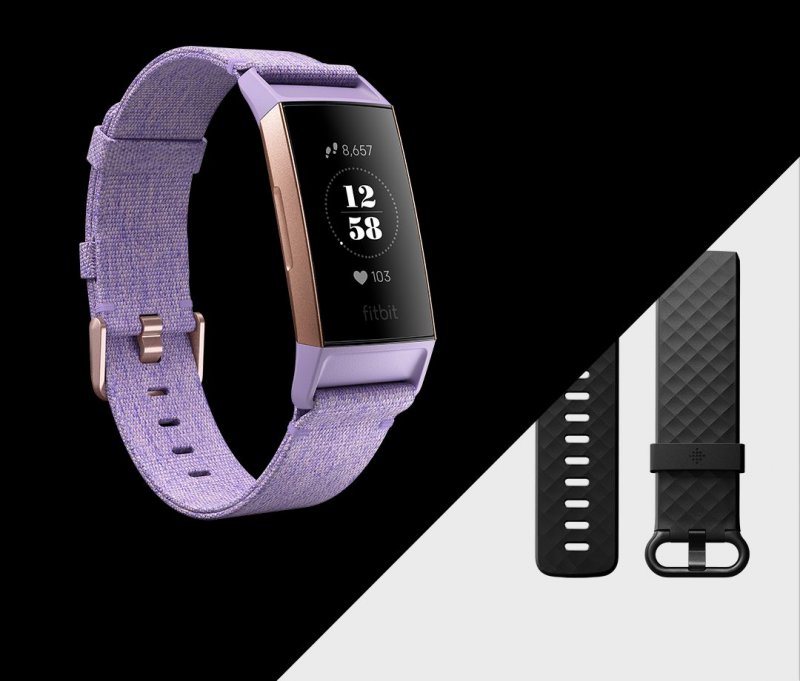 Fitbit Charge 3 Special Edition (NFC) - Lavender Woven - obrázek produktu