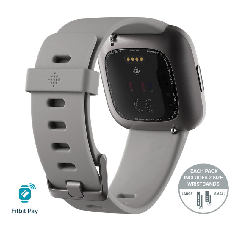 Fitbit Versa 2 (NFC) - Stone/ Mist Grey - obrázek č. 2