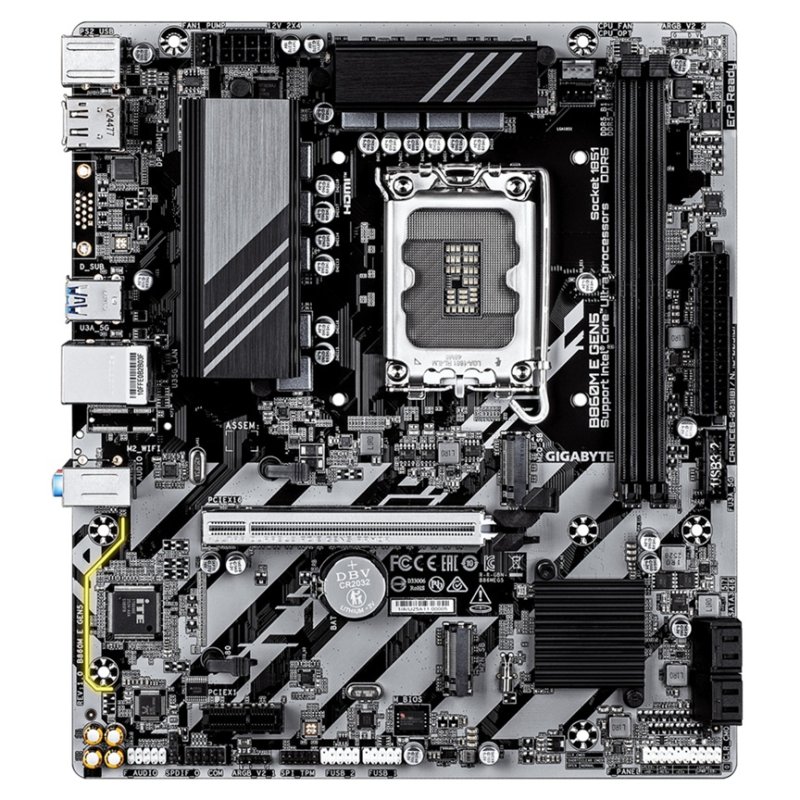 GIGABYTE B860M E GEN5 / LGA 1851 / mATX - obrázek č. 2